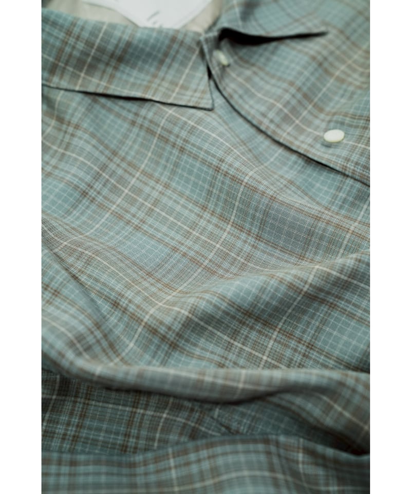 ANCELLM AGING RAYON CHECK SHIRT | MusterWerk Sud.