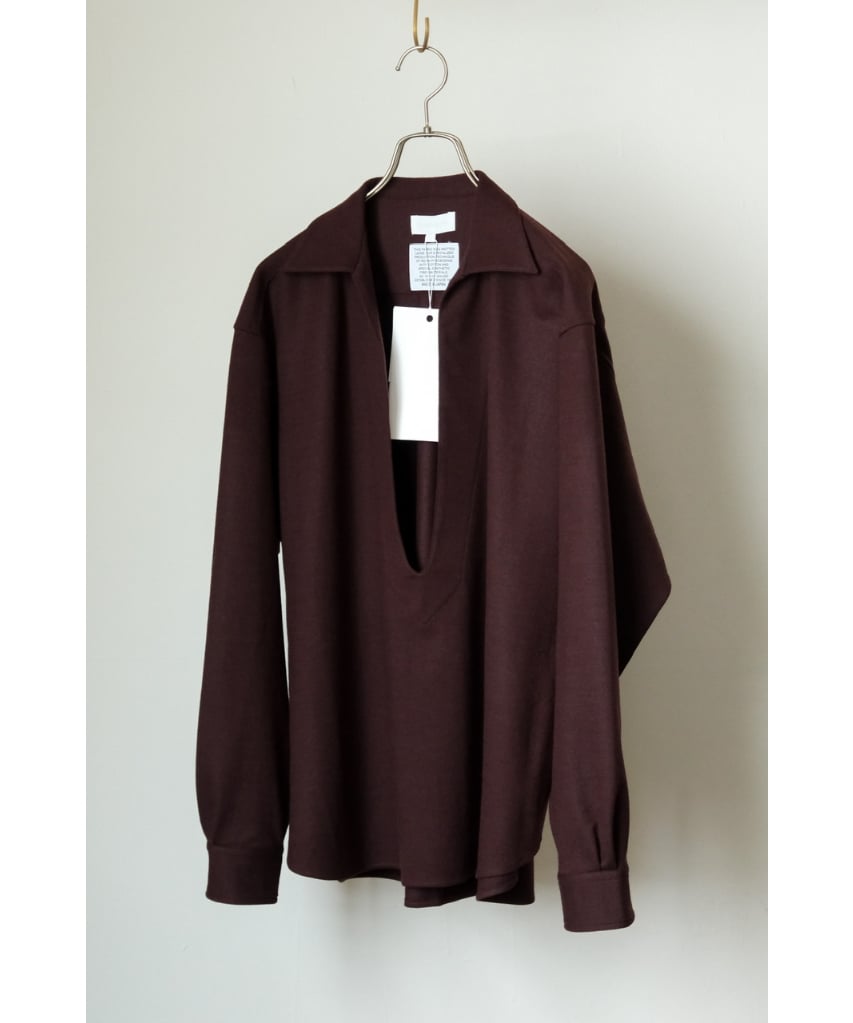 トップス KANEMASA PHIL 36G Wool Varruse Shirt b70471dbb0739126e60950376399a7
