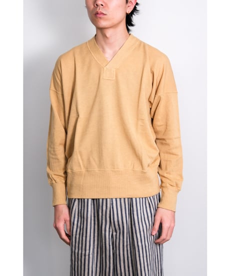 Olde Homesteader "EXTRA COTTON JERSEY" Y Neck Long Sleeve