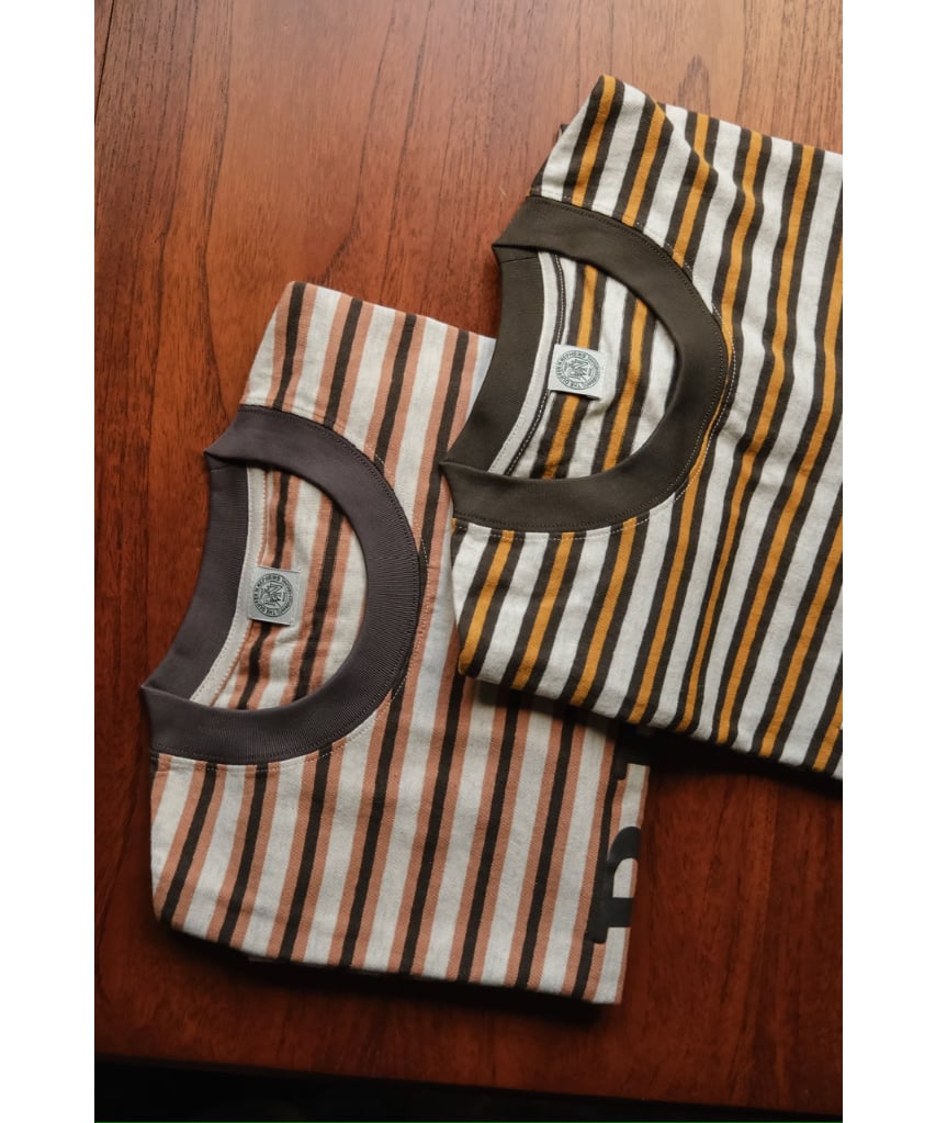 The DUFFER N NEPHEWS SHORT SLEEVE BORDER T-SHIR