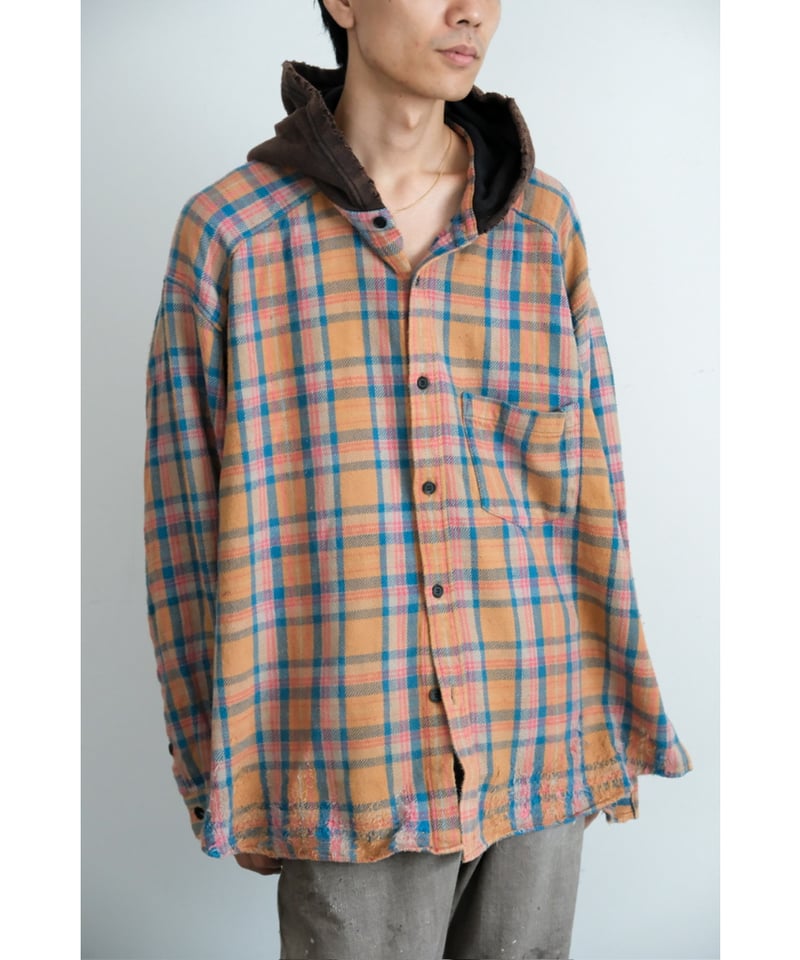 ANCELLM NEL CHECK HOODIE SHIRT | MusterWerk Sud.