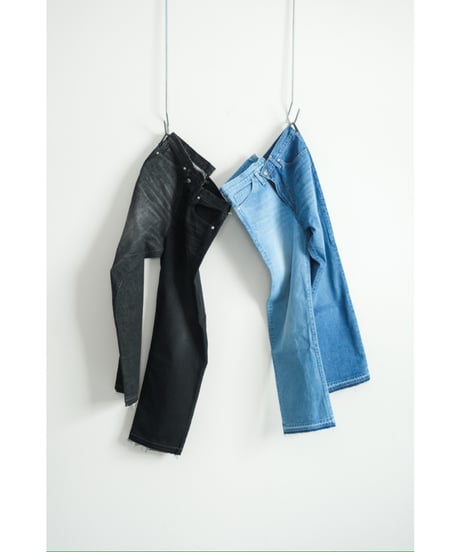 The DUFFER N NEPHEWS SPLIT DENIM PANTS