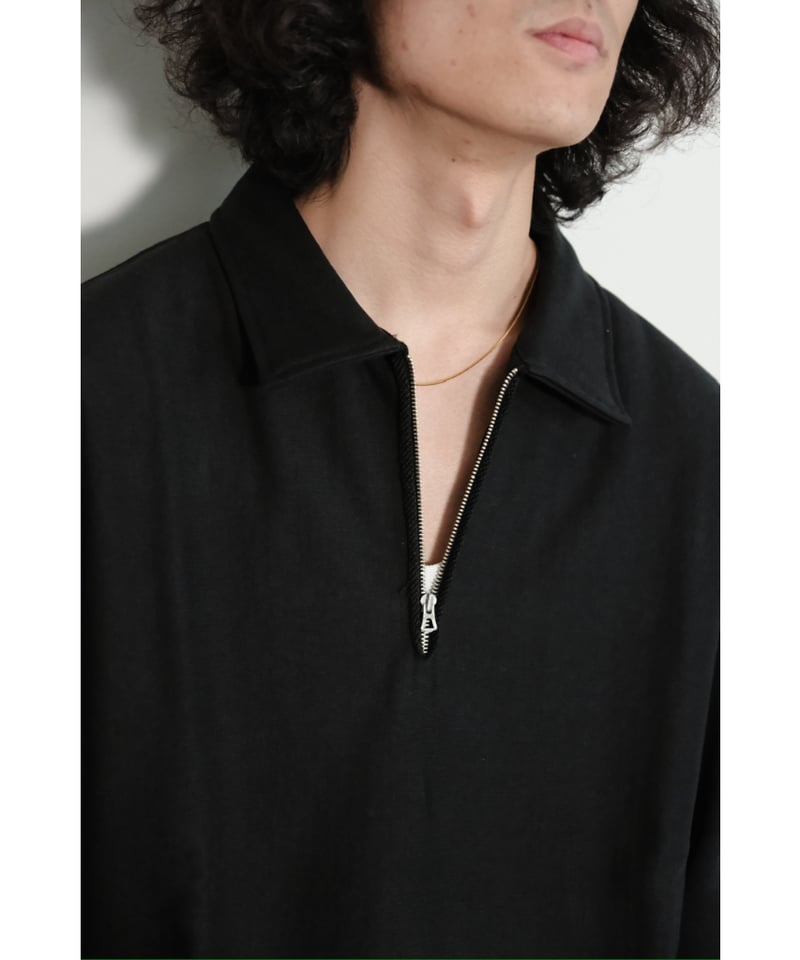 ULTERIOR FADED SILKY TERRY RW HALF ZIP P/O | Mu