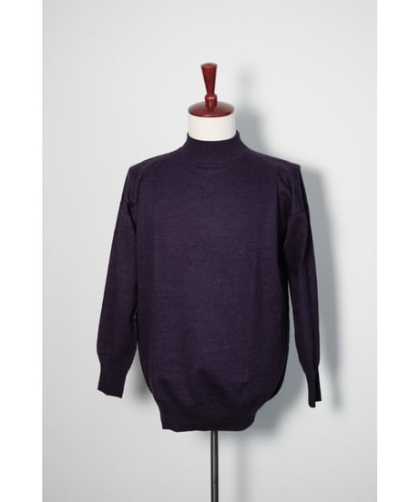 Olde Homesteader RUSTIC JERSEY BOTTOLE NECK SWEATER