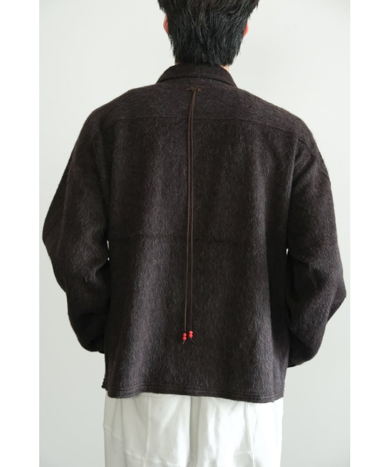 ANCELLM SHAGGY ZIP UP SHIRT | MusterWerk Sud.