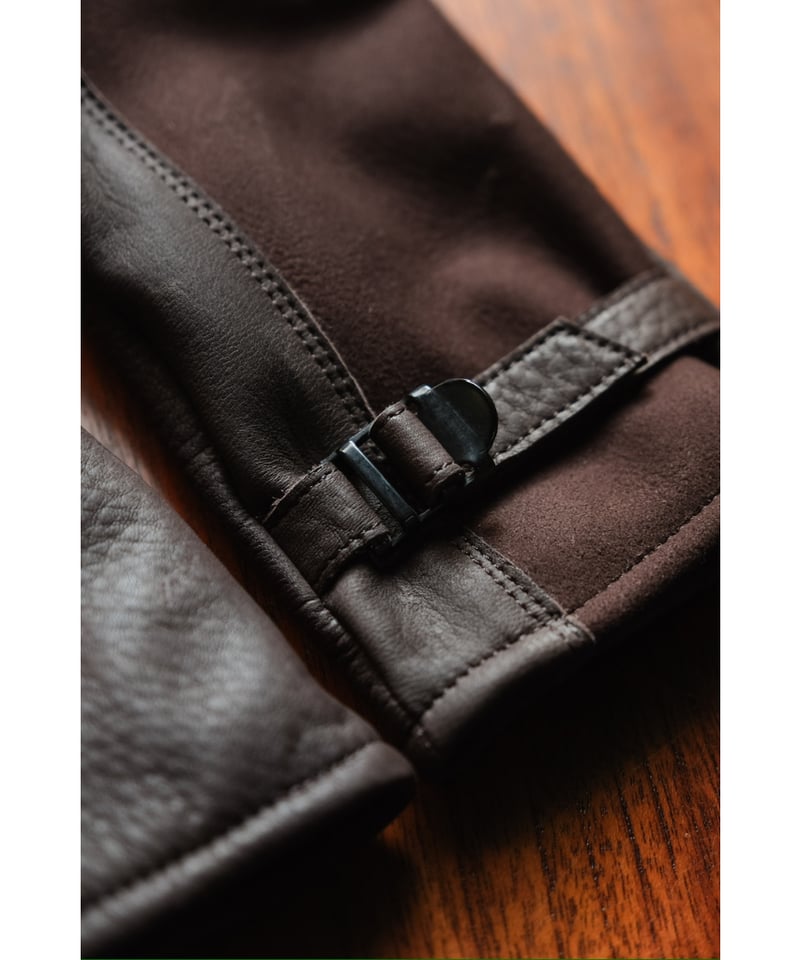 post production レザーグローブ Post Production ポストプロダクション/ Mil-Gloves/ ブラック