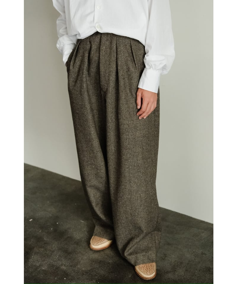 m's braque TUCKED BAGGY PANTS | MusterWerk Sud.