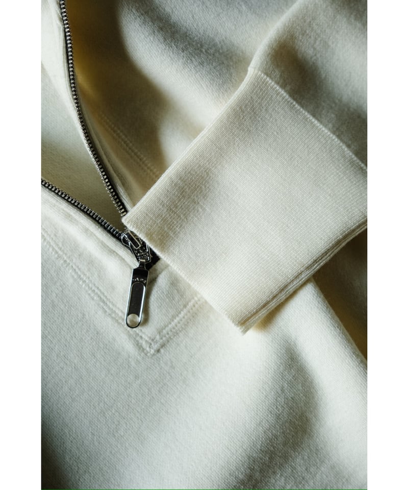 Olde H & Daughter WOOL KNIT TRACK HALF ZIP | Mu