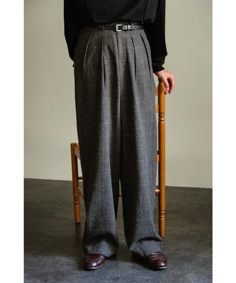 m's braque "Exclusive" TUCKED BAGGY PANTS