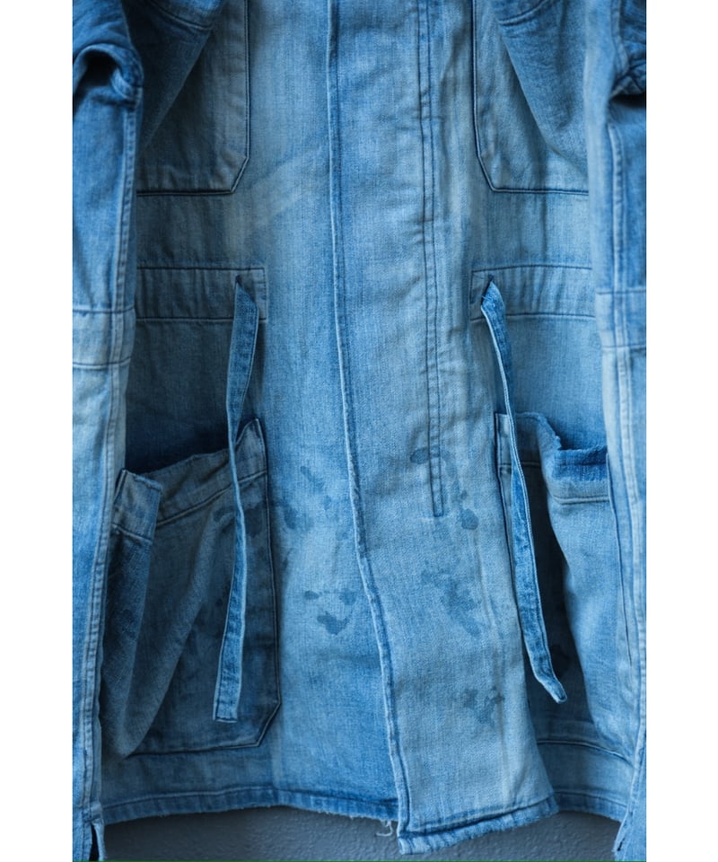 ANCELLM AGING DENIM SHIRT JACKET | MusterWerk Sud.