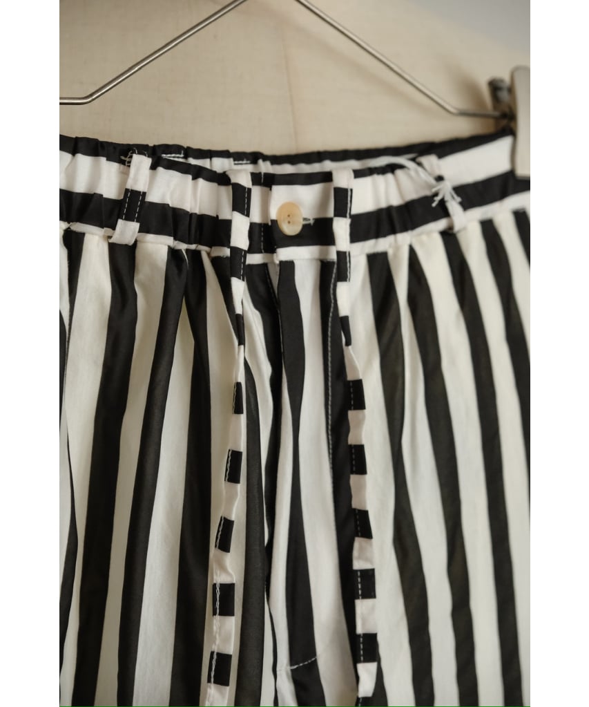 KANEMASA PHIL. 46G Easy Stripe Pants | MusterWe KANEMASA PHIL. 46G Easy Stripe Pants | MusterWe