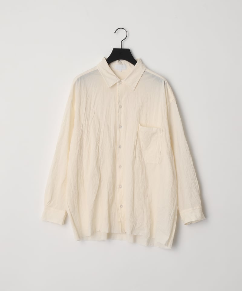 トップス KANEMASA PHIL.46G Artisan L/S Shirt ecru KANEMASA PHIL. 46G Artisan Shirt | MusterWerk Sud.
