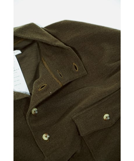 YE OLDE & NEW MAN RANDONNEUR MOCK POLO SHIRT(LIGHT BOA)