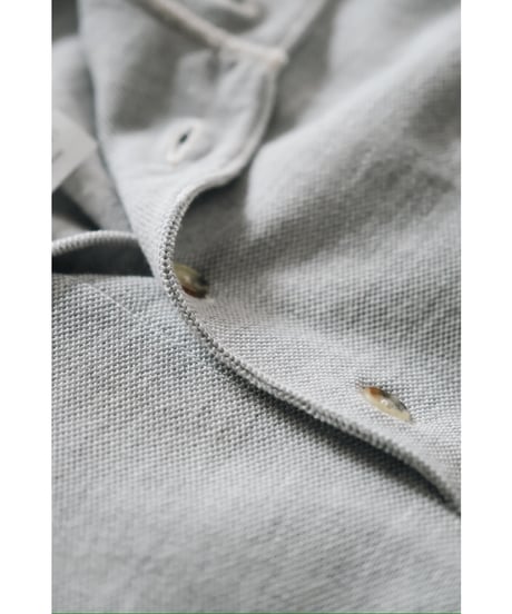 YE OLDE & NEW MAN RANDONNEUR MOCK POLO SHIRT (MIXED PIQUE)