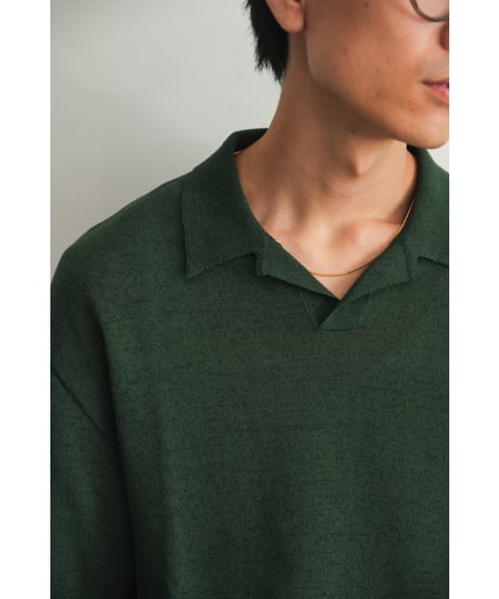 ENCOMING KNITTED HALF POLO