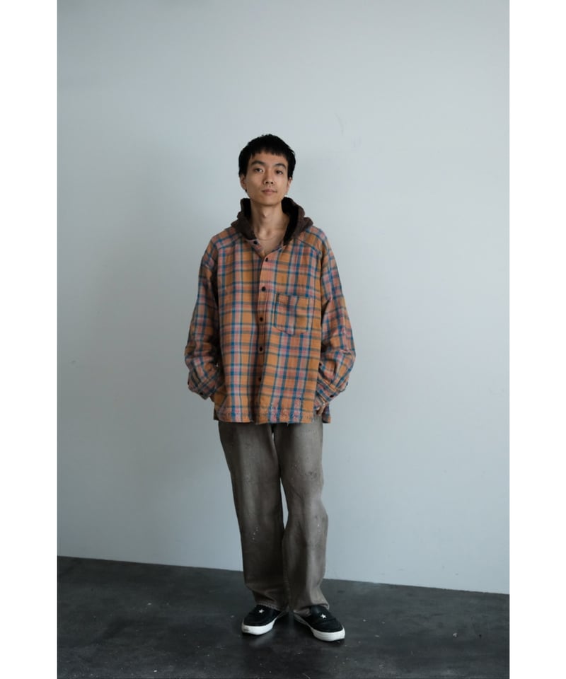 ANCELLM NEL CHECK HOODIE SHIRT | MusterWerk Sud.