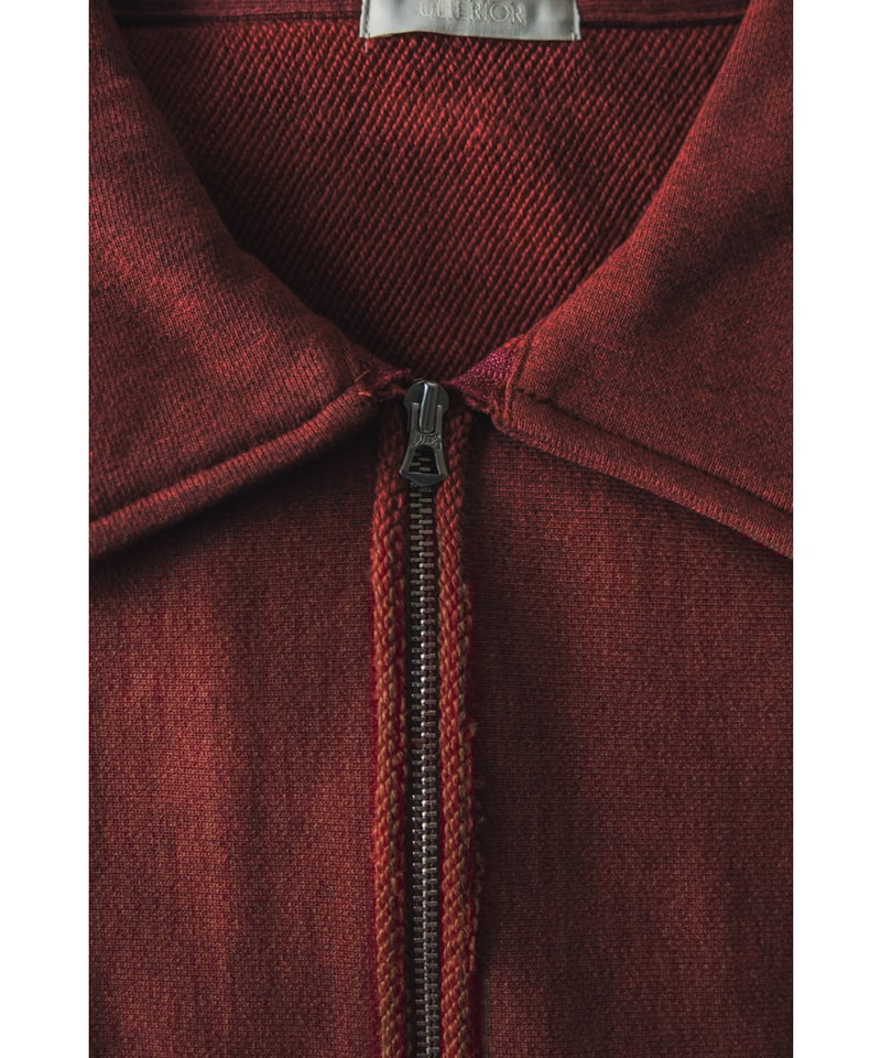 ULTERIOR FADED SILKY TERRY RW HALF ZIP P/O | Mu