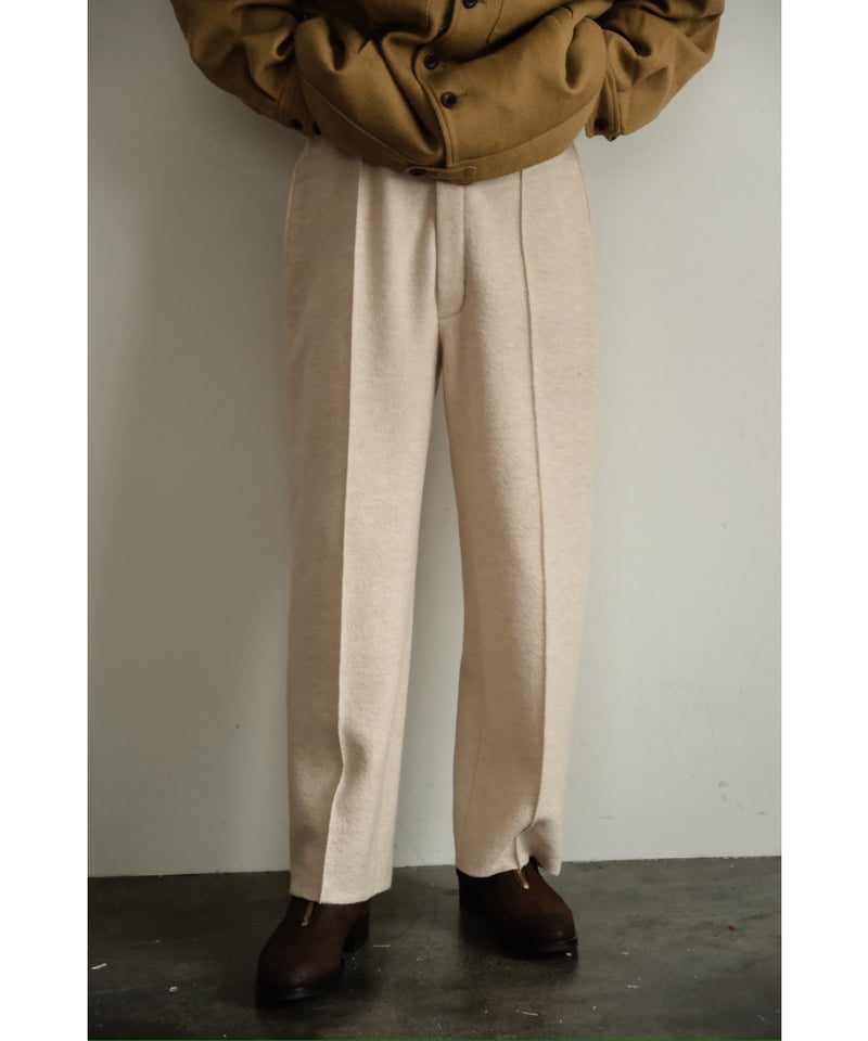 Olde H & Daughter BOILED WOOL SLACKS | MusterWe