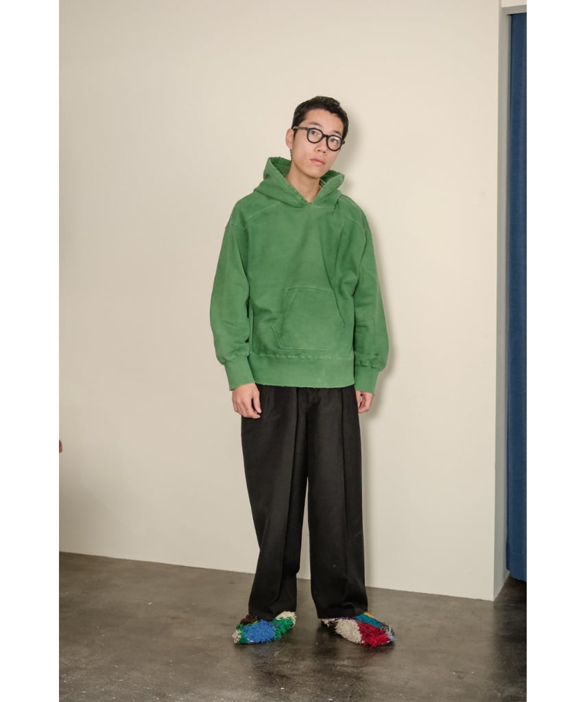ANCELLM DYED DAMAGE HOODIE | MusterWerk Sud. ANCELLM DYED DAMAGE HOODIE | MusterWerk Sud.