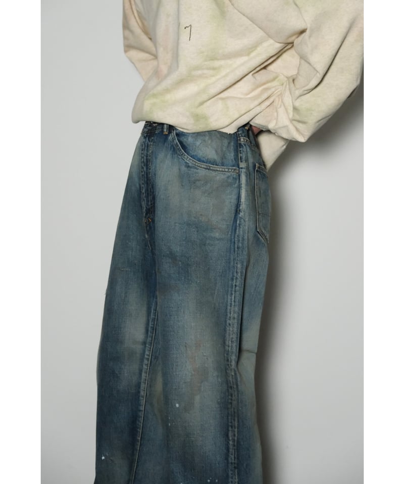 ANCELLM TAPERED 5P DENIM PANTS 25SS サイズ2 ANCELLM - TAPERED 5P DENIM PANTS | INDIGO | デニム | NapsNote