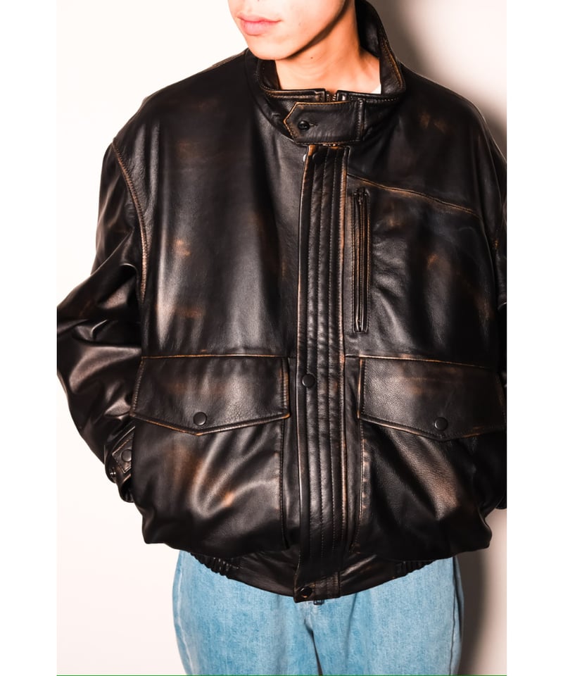 CCU シーシーユー　morgan bomber JKT レザー CCU 