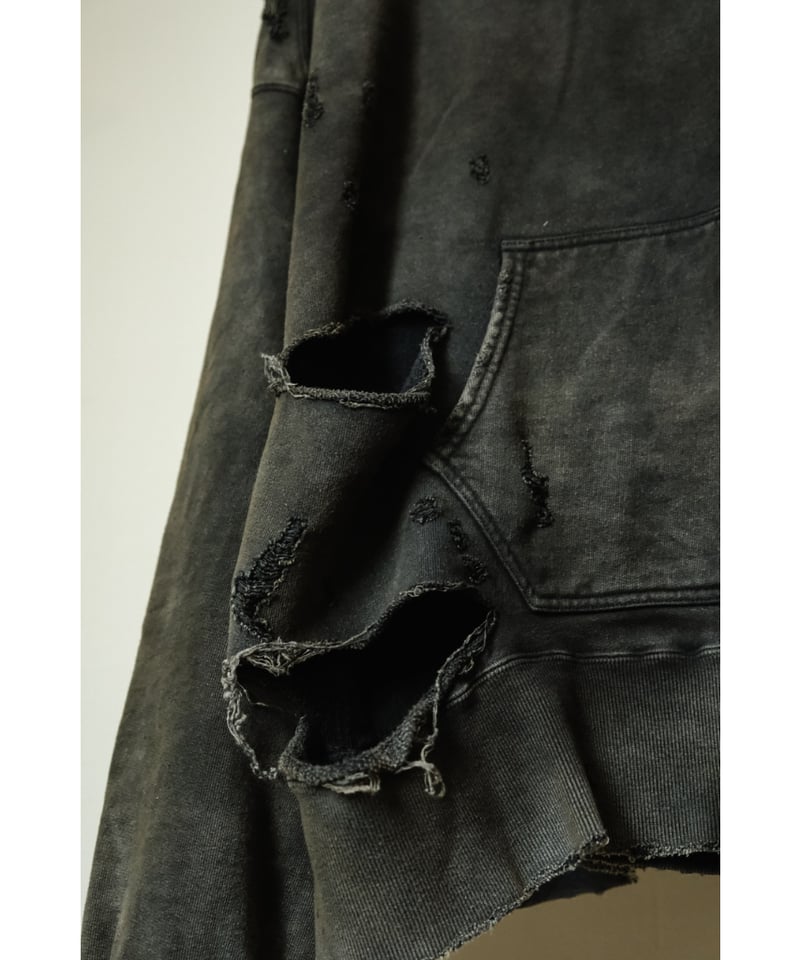 ANCELLM AGING CRASH HOODIE | MusterWerk Sud. ANCELLM AGING CRASH HOODIE | MusterWerk Sud.