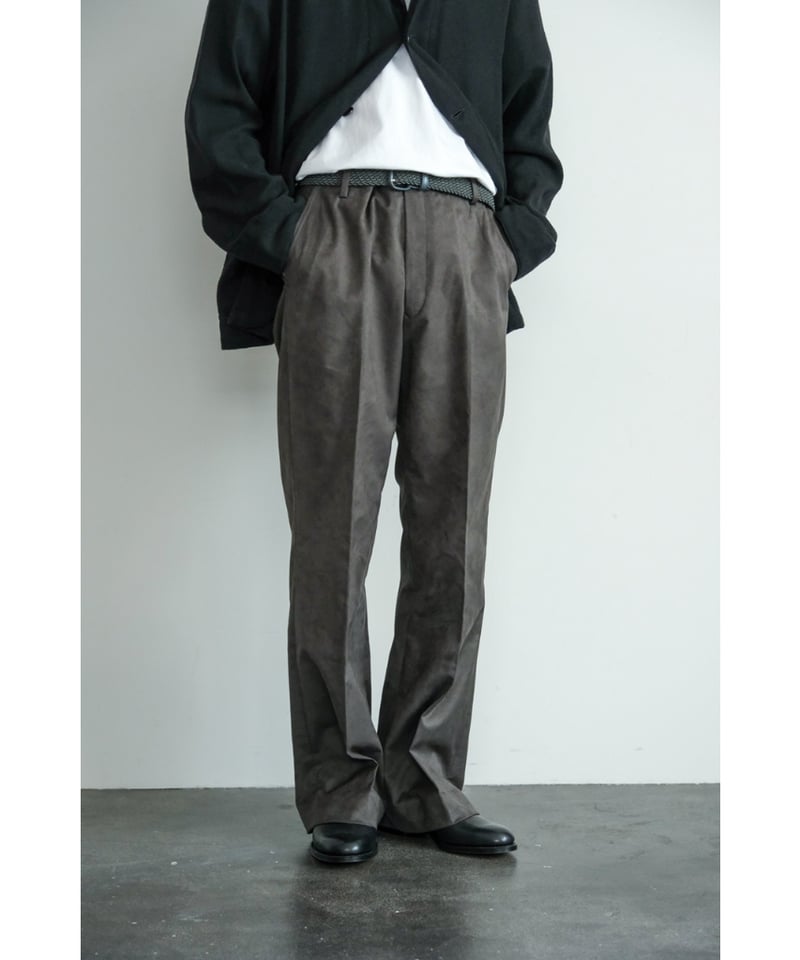 スーツ m's braque NEW FLAIRPANTS MIXTWEED KHAKI m's braque 