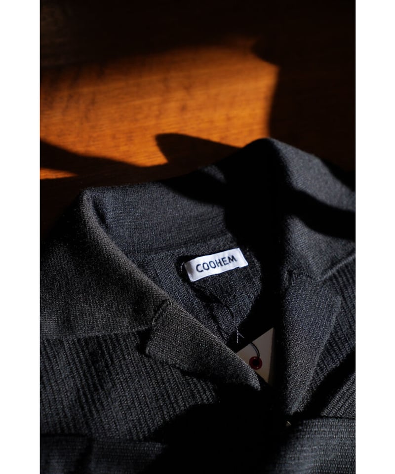 COOHEM コーヘン PAPER YARN KNIT SHIRT Coohem Knitted Paper Yarn Shirt In Brown | ModeSens