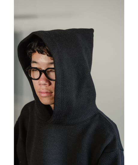 POSTELEGANT Cotton Cashmere Knit Pull-Over Hoodie