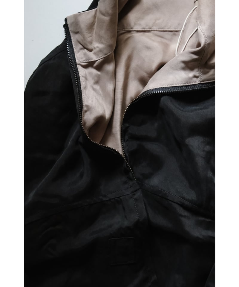 ジャケット・アウター CUPRO REVERSIBLE JACKET(BLACK) ANCELLM - CUPRO REVERSIBLE JACKET | BLACK | リバーシブルジャケット