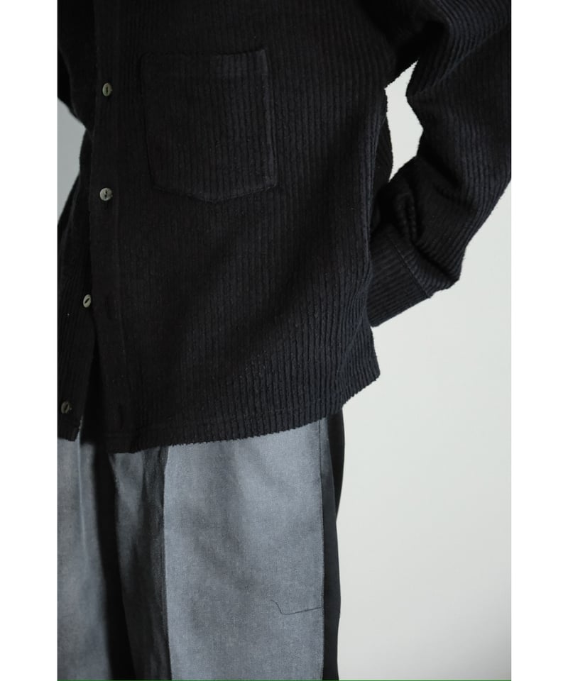 ANCELLM CUT STRIPE SHIRT | MusterWerk Sud. ANCELLM CUT STRIPE SHIRT | MusterWerk Sud.