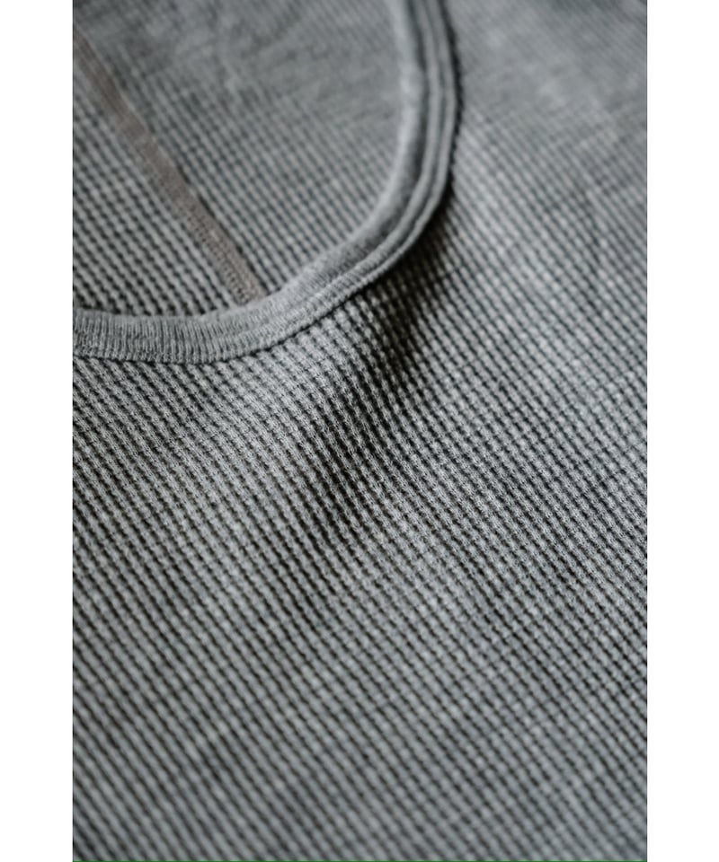 ANCELLM DAMAGE WAFFLE TANK TOP | MusterWerk Sud.