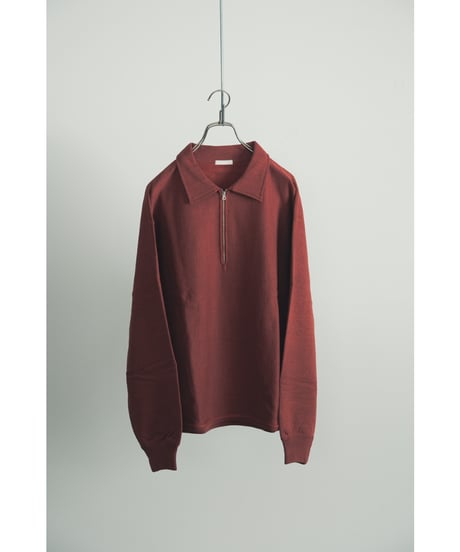 ULTERIOR FADED SILKY TERRY RW HALF ZIP P/O