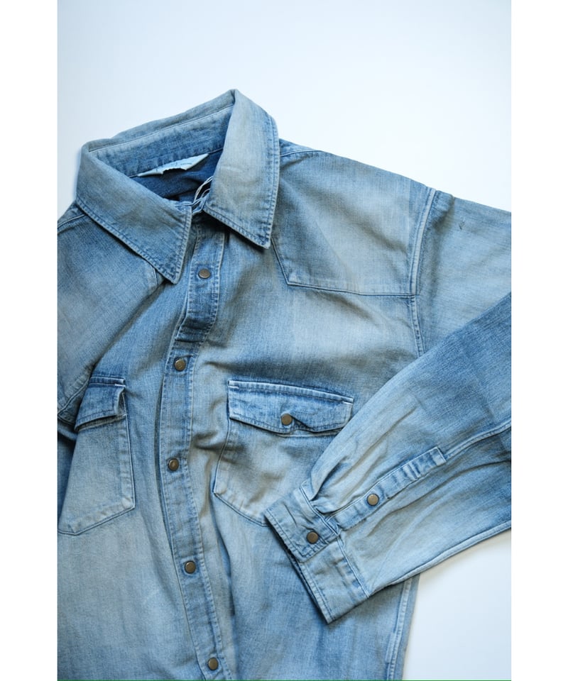 トップス ANCELLM DENIM WESTERN SHIRT INDIGO 1 ANCELLM DENIM WESTERN SHIRT INDIGO 通販ページ octavia