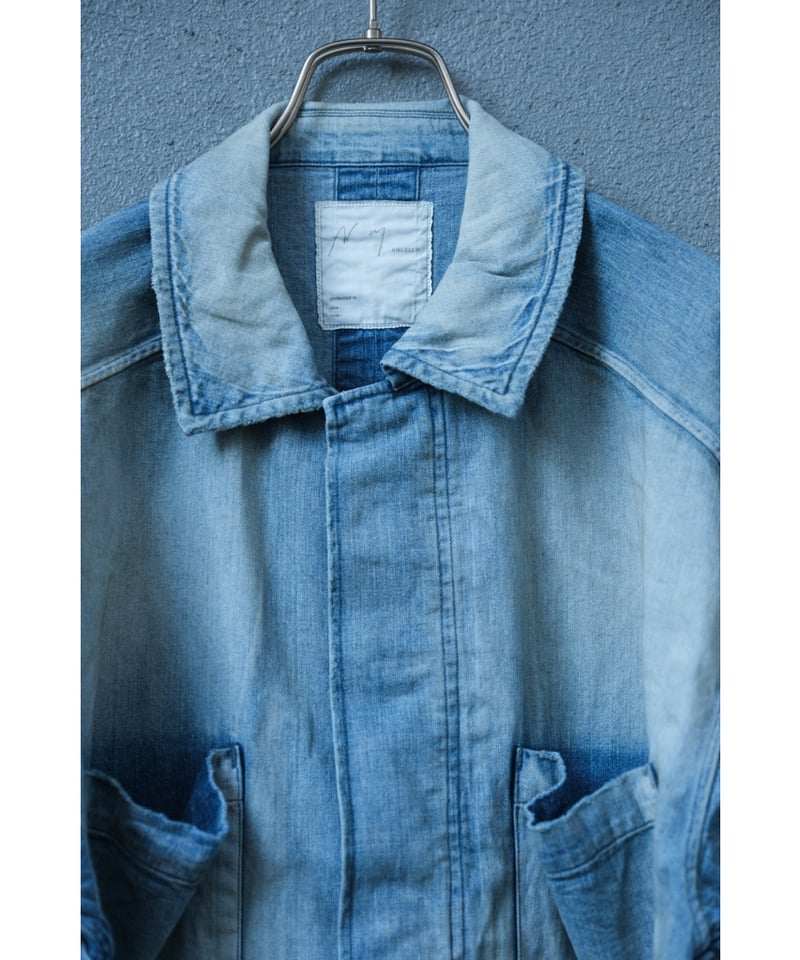 トップス ANCELLM AGING DENIM SHIRT JACKET(INDIGO AGING DENIM SHIRT JACKET - ANCELLM – C THE C