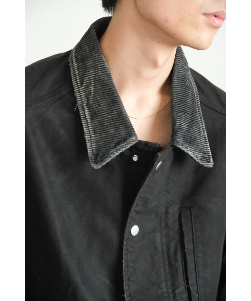 【期間限定】Ancellm MOLESKIN WORK JACKET ANCELLM ⠀ “ MOLESKIN WORK JACKET ” lot : ANC-JK64 color：BLACK