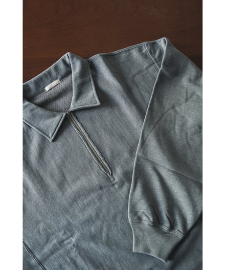 ULTERIOR FADED SILKY TERRY RW HALF ZIP P/O