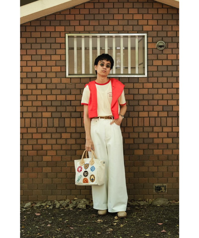 トップス BISOWN \"Exclusive\" TRIM TEE red size4 BISOWN 