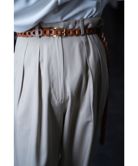 m's braque Limited silk100 TUCK BAGGY