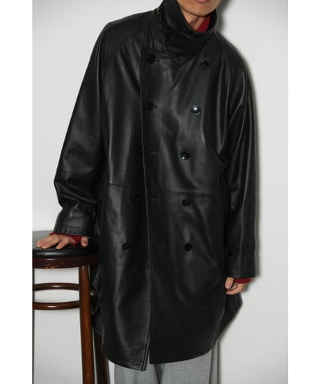 CCU DOUBLE BREASTED HALF COAT