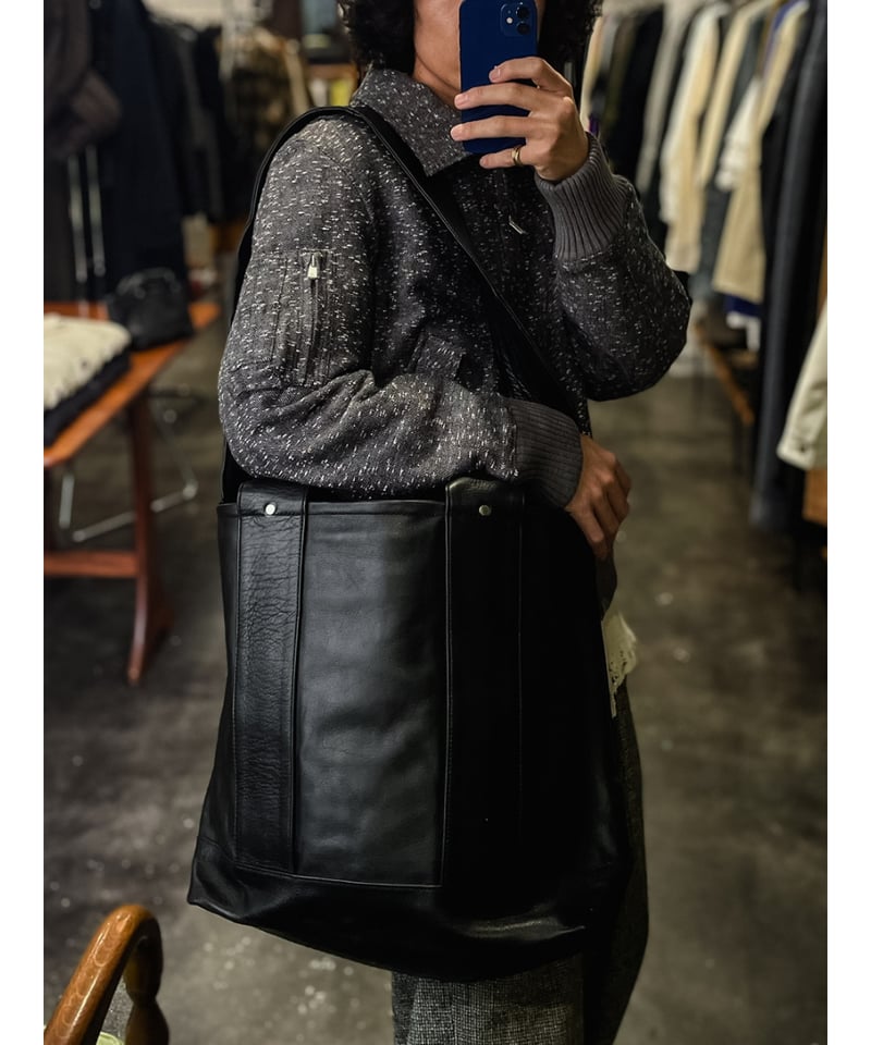 ハンドバッグ ESTNATION / レザー ヘルメットバッグ ヘルメットバッグ