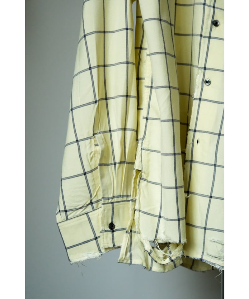 ANCELLM RAYON CHECK CRASH LS SHIRT | MusterWerk