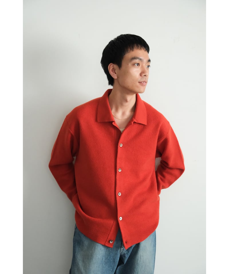 新品 25AW ULTERIOR FINE WOOL シャツカーディガン 新品 25AW ULTERIOR FINE WOOL シャツカーディガン