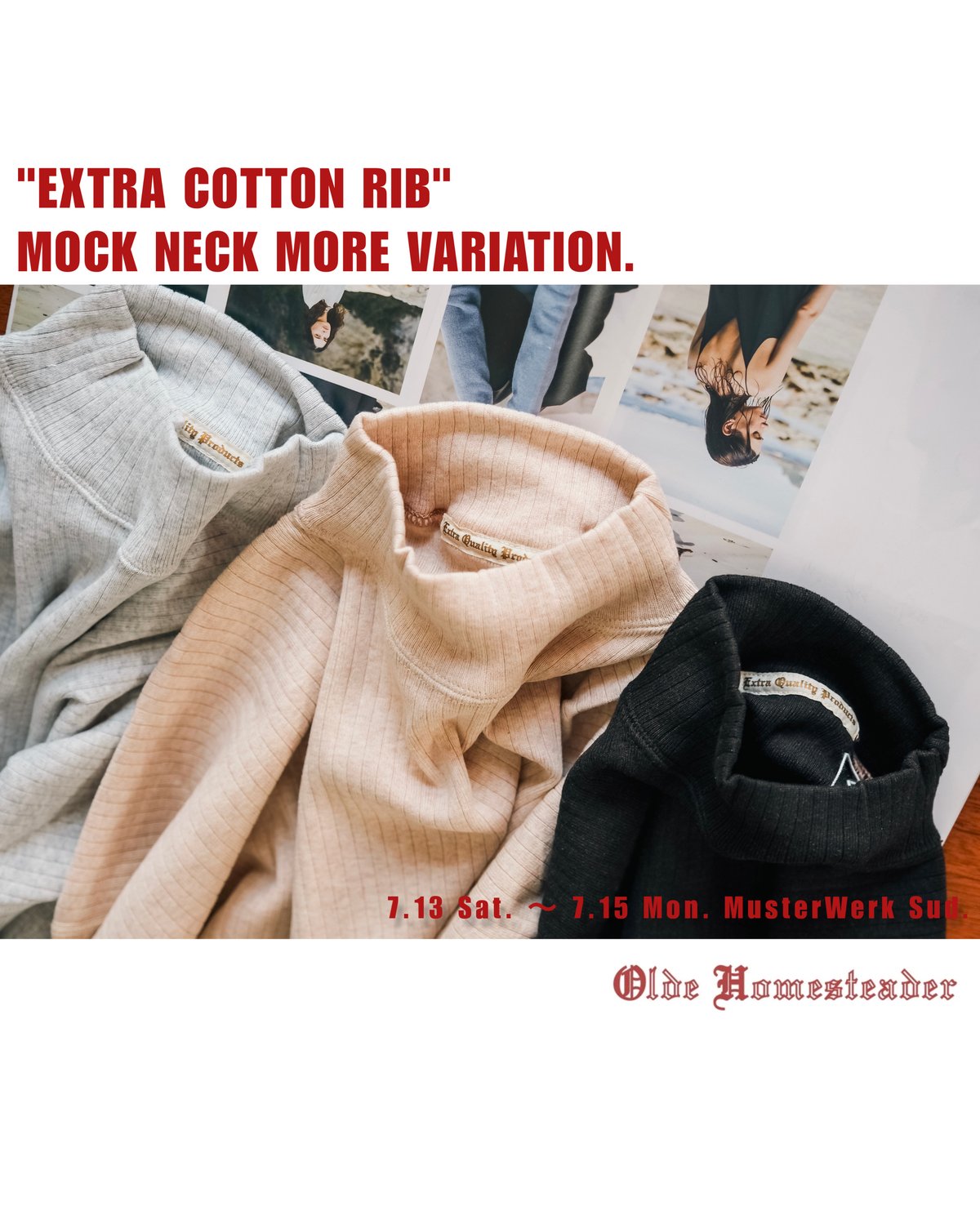 Olde Homesteader エクストラコットンニット musterwerk