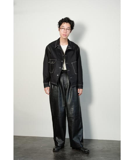 FAUVES "Exclusive" CARPENTER SHORT JACKET - CANVAS -