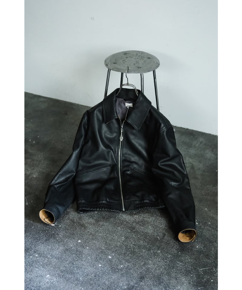 Call ZIP-UP LEATHER BLOUSON | MusterWerk Sud.