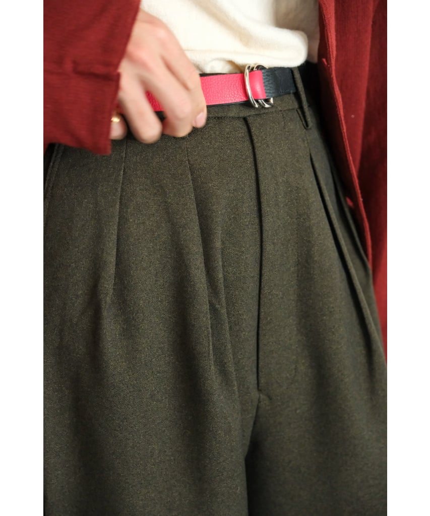 m’s braque tucked baggy pants m's braque / Tucked Baggy Pants (Herringbone) | twelve