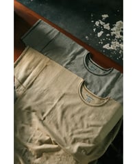 Olde Homesteader YOUTH MOIRE STRIPE JERSEY CREW NECK SHORT SLEEVE