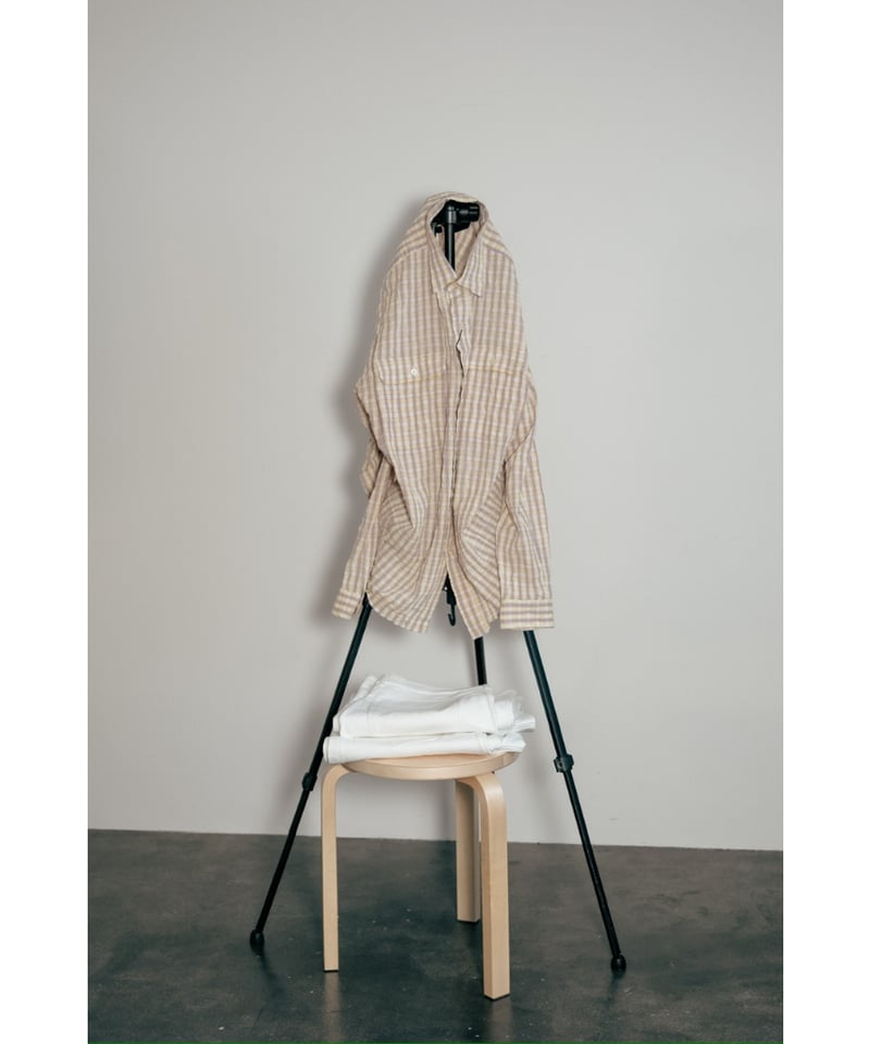 BISOWN CHECK G.I. SHIRTS 柿乃葉 musterwerk BISOWN CHECK G.I. SHIRTS 柿乃葉 musterwerk - メルカリ