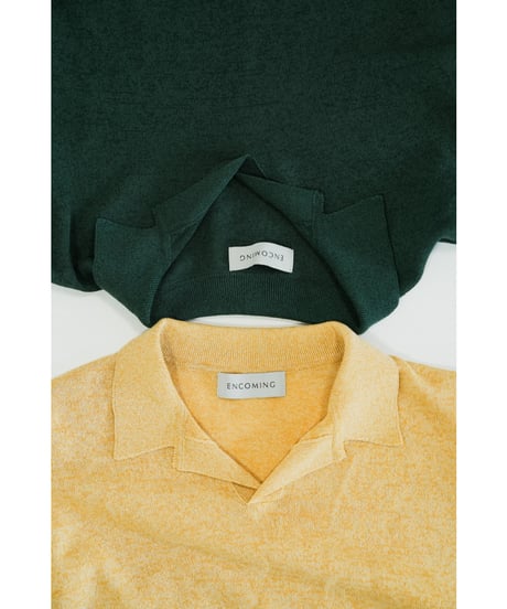 ENCOMING KNITTED HALF POLO